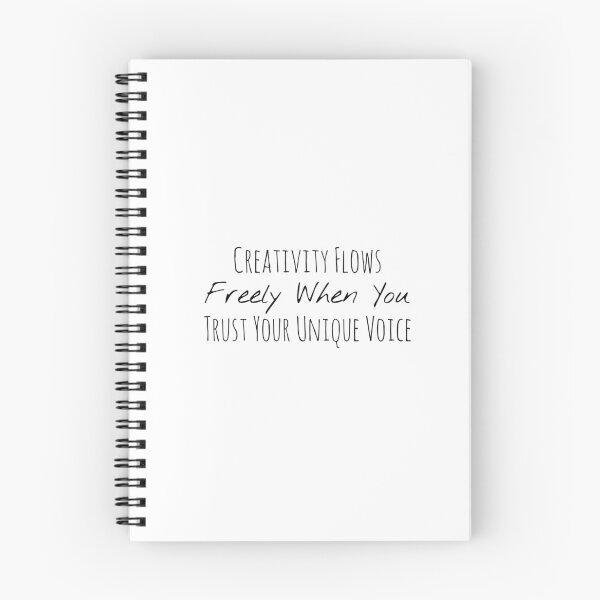 Item preview, Creativity Flows Freely When You Trust Your Unique Voice – Creative Flow Affirmation designed and sold by Camila  Ardila.