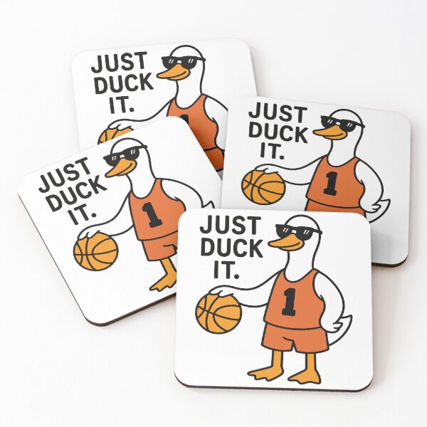 Item preview, Just Duck it Funny Silly Goose Playing Basketball designed and sold by gunaone-design.