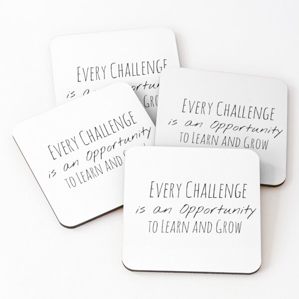 Item preview, Every Challenge is an Opportunity to Learn and Grow – Growth Mindset Affirmation designed and sold by Camila  Ardila.