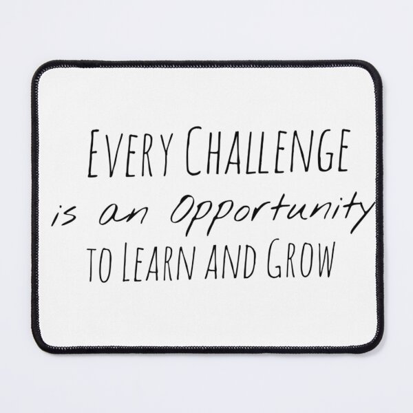 Item preview, Every Challenge is an Opportunity to Learn and Grow – Growth Mindset Affirmation designed and sold by Camila Ardila.