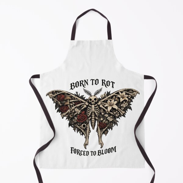 Item preview, Born to Rot Forced to Bloom Gothic Lunar Moth designed and sold by Retro Mood Co.