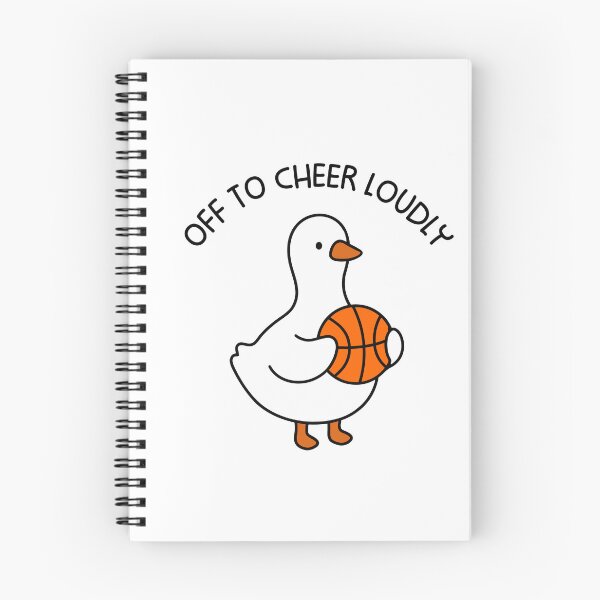 Item preview, Off To Cheer Loudly Goose Basketball designed and sold by gunaone-design.