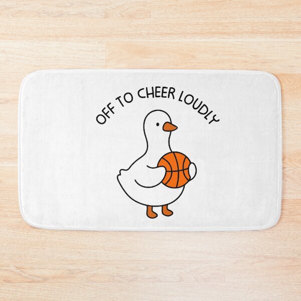 Item preview, Off To Cheer Loudly Goose Basketball designed and sold by gunaone-design.