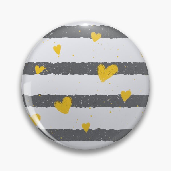 Item preview, Chic Stripes and Hearts (Gold) designed and sold by JanGrackle.