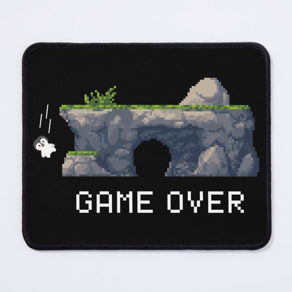 Item preview, Game Over Funny Pixel Penguin Falling designed and sold by Nol1ytv.