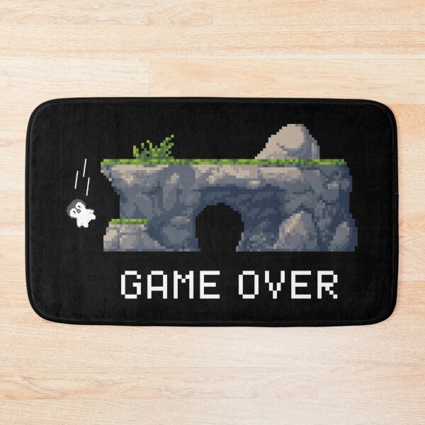Item preview, Game Over Funny Pixel Penguin Falling designed and sold by Nol1ytv.