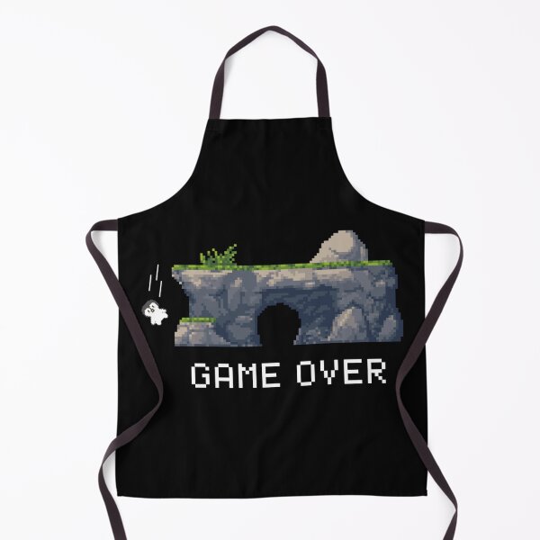 Item preview, Game Over Funny Pixel Penguin Falling designed and sold by Nol1ytv.