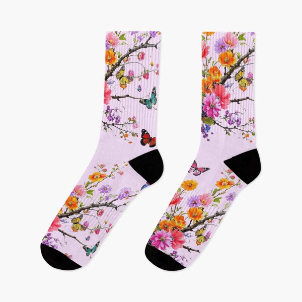 Item preview, Colourful Flowers and butterflies designed and sold by Creative Visualize.