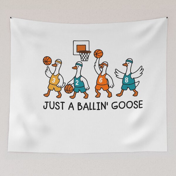 Item preview, Just a Ballin' Goose Basketball designed and sold by gunaone-design.
