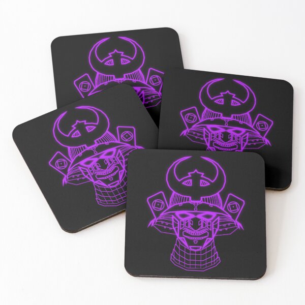 Item preview, Neon Purple Oni Mask – Japanese Samurai Cyberpunk Aesthetic Design designed and sold by Neon_Ronin.