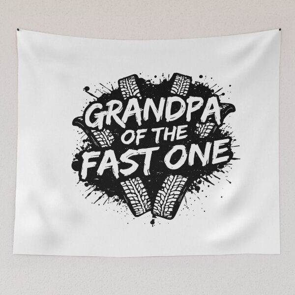 Item preview, Grandpa of The Fast One Funny Car Racing Dad designed and sold by gunaone-design.