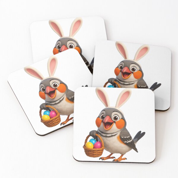 Item preview, Easter Zebra Finch designed and sold by Sillytoe.
