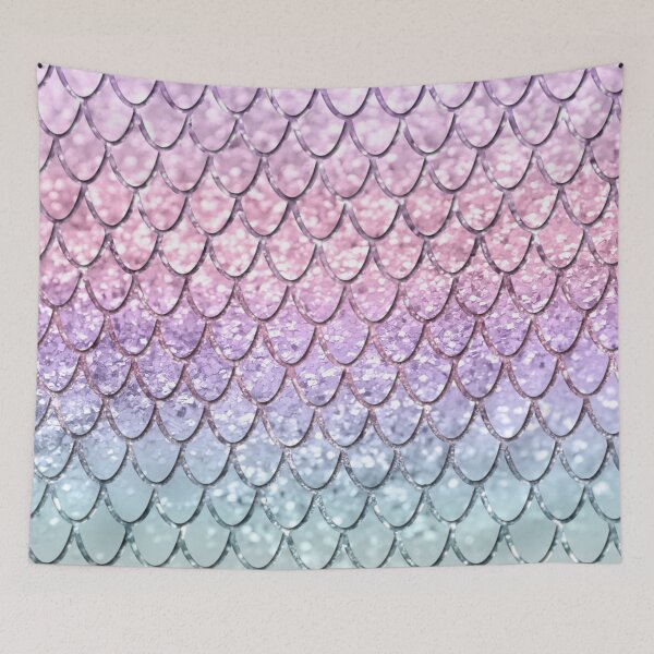 Item preview, Mermaid Scales on Unicorn Girls Glam #1 (Photo of Glitter Only - Not Reflective) designed and sold by Anita's & Bella's Art.