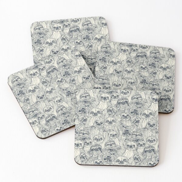 Item preview, just sloths indigo pearl designed and sold by scrummy.