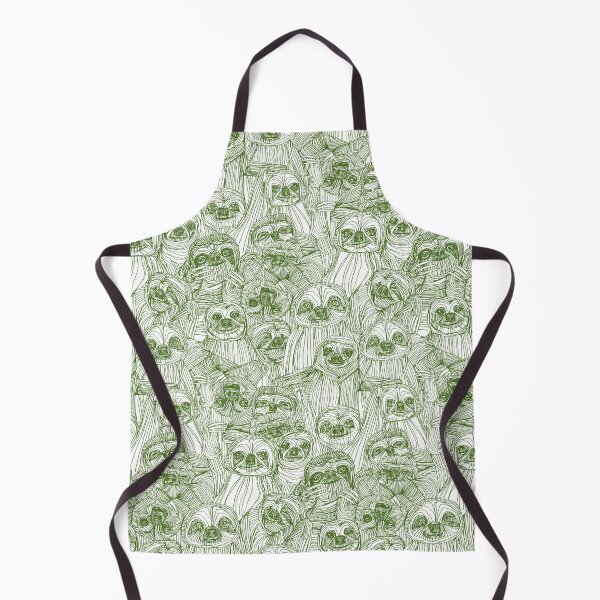 Item preview, just sloths green white designed and sold by scrummy.