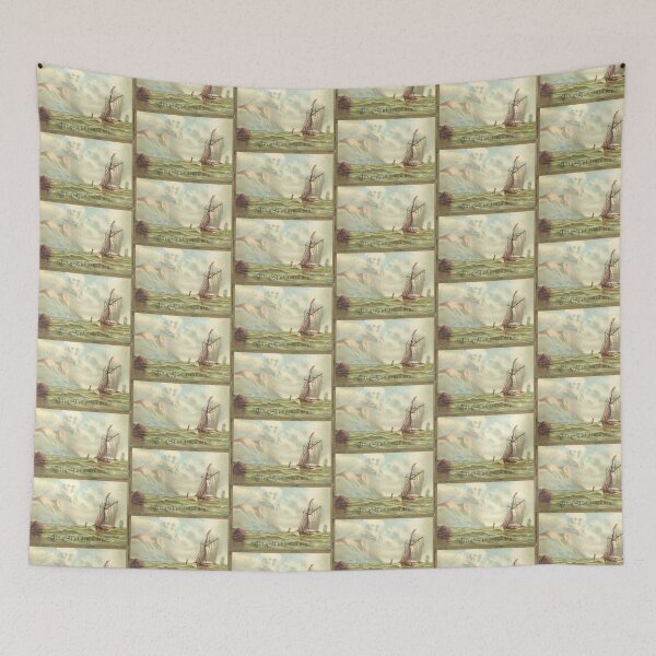Item preview, Victorian Artwork: The Ships Are Sailing In - Wearable Fashion designed and sold by EmerentiaSkoog.