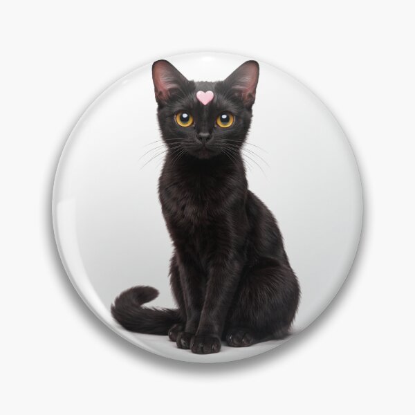 Item preview, Sweet black cat Sticker designed and sold by abundance art.