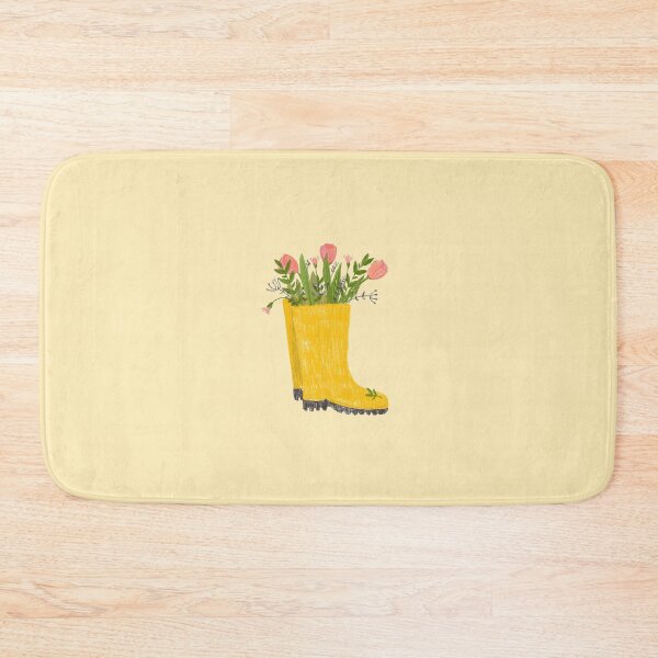 Item preview, Cute Garden Boot with Flowers Illustration  designed and sold by Spring Things.
