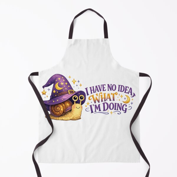 Item preview, I Have No Idea What I Am Doing Wizard Snail Magic designed and sold by Retro Mood Co.