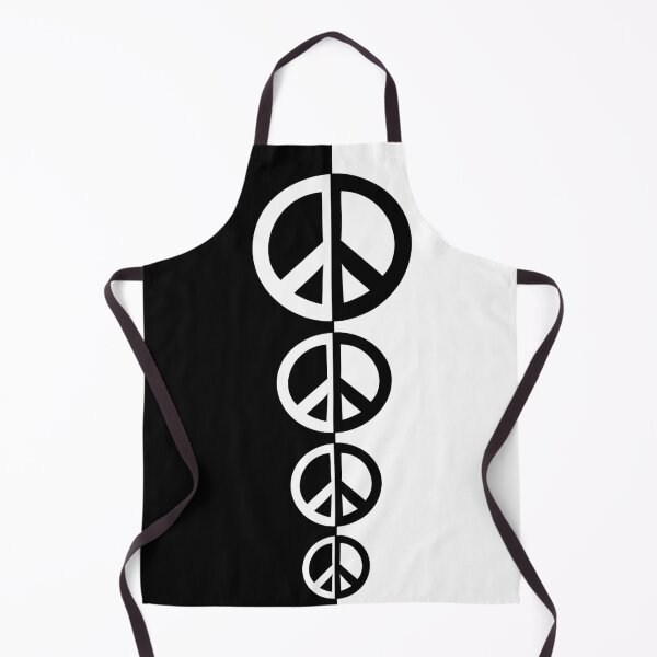 Item preview, Retro Black and White Peace Signs designed and sold by MellowCat.