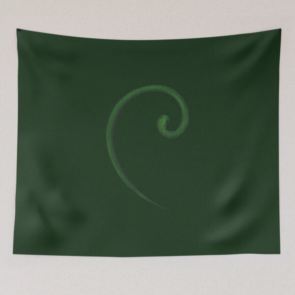 Item preview, Snake in the shape of a golden spiral of grass color designed and sold by Cherevan.