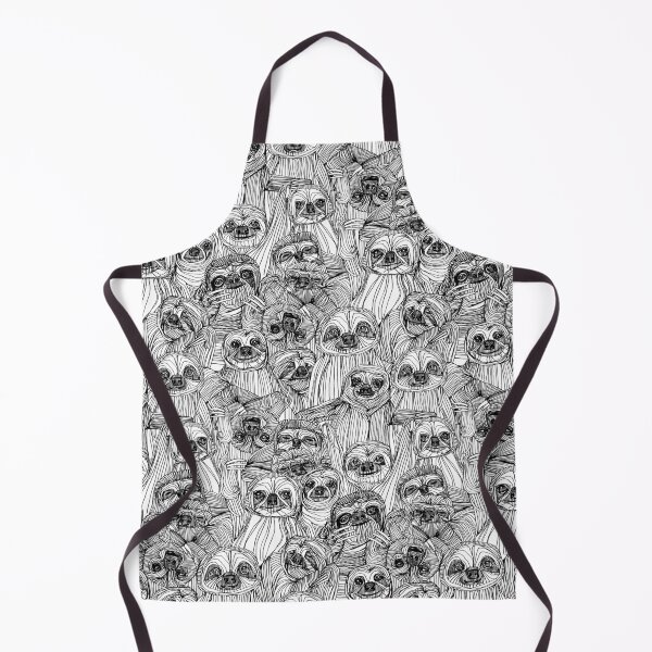 Item preview, just sloths black white designed and sold by scrummy.