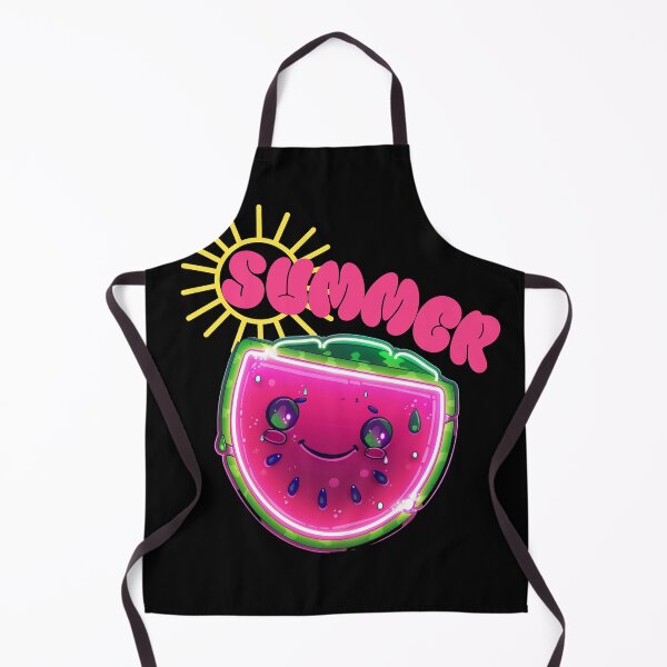 Artikelvorschau, Summer Vibe Watermelon - Cute Neon Glow - Kawaii Fruit Art entworfen und verkauft von EhrenGeneration.