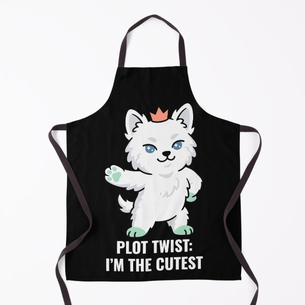 Item preview, Dramatic White Fluffy Cat Plot Twist Im The Cutest - Sassy Kitty designed and sold by AdriqnArt.
