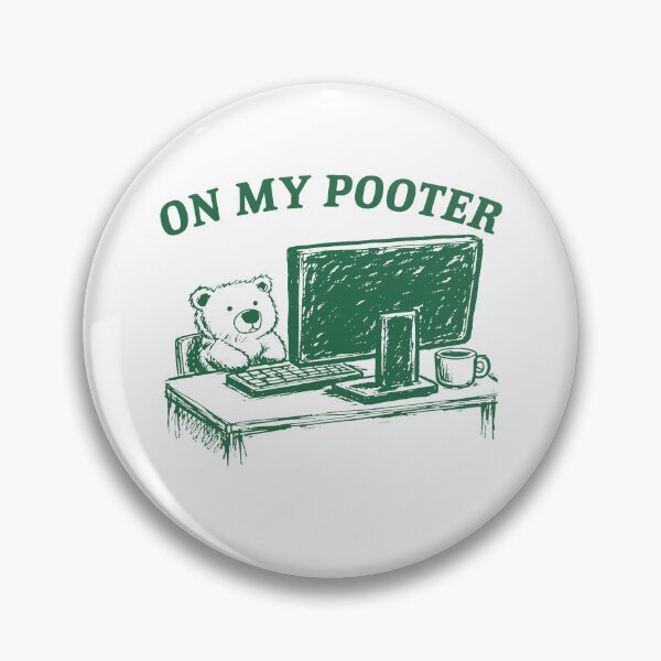Artikelvorschau, Auf meinem Pooter Lustiges Bären-Computer-Meme entworfen und verkauft von gunaone-design.