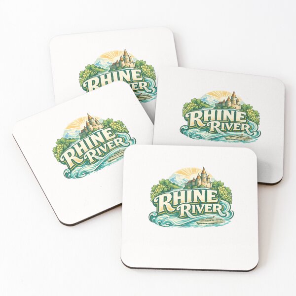 Item preview, Rhine River Europe Germany France Switzerland Castle Valley Scenic Route designed and sold by Places On Earth.