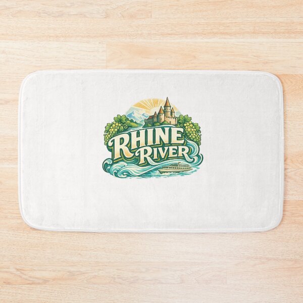 Item preview, Rhine River Europe Germany France Switzerland Castle Valley Scenic Route designed and sold by Places On Earth.