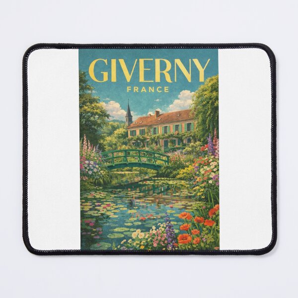 Item preview, Giverny France Monet Garden Normandy Seine River Impressionist Landscape designed and sold by Places On Earth.