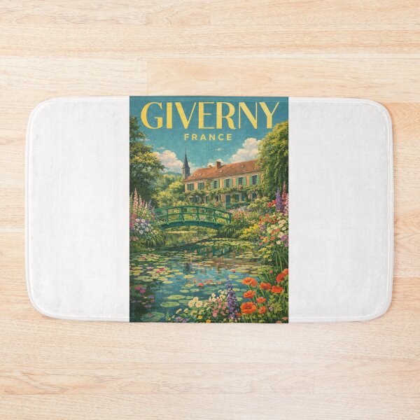 Item preview, Giverny France Monet Garden Normandy Seine River Impressionist Landscape designed and sold by Places On Earth.