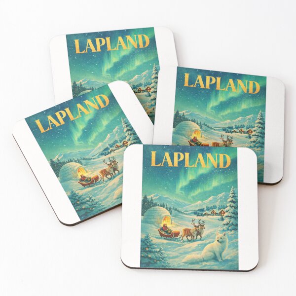 Item preview, Lapland Arctic Finland Northern Lights Rovaniemi Santa Claus Village Landscape designed and sold by Places On Earth.