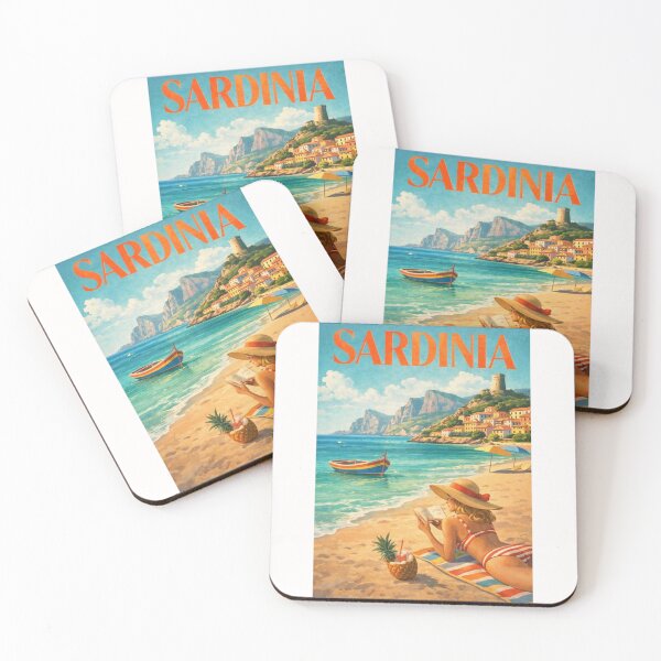 Item preview, Sardinia Italy Mediterranean Coastline Cala Goloritzé Baunei Ogliastra Seaside Village designed and sold by Places On Earth.