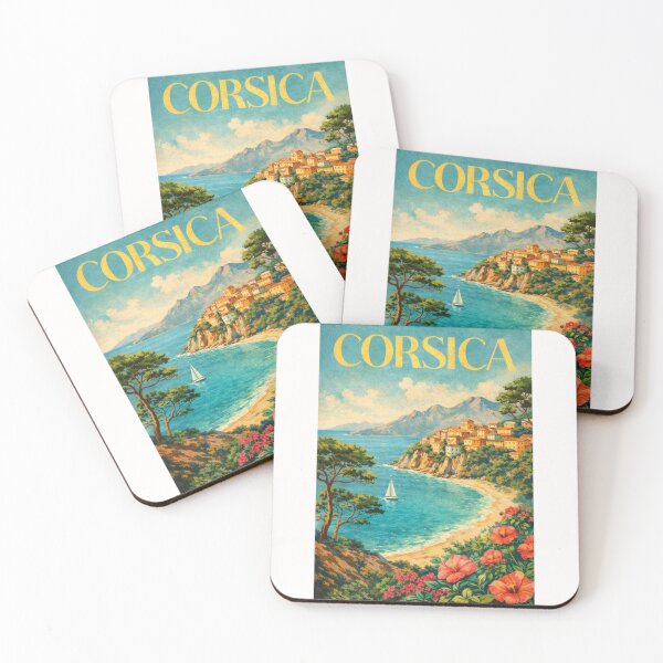 Item preview, Corsica France Mediterranean Coast Calvi Balagne Haute Corse Seaside Village designed and sold by Places On Earth.