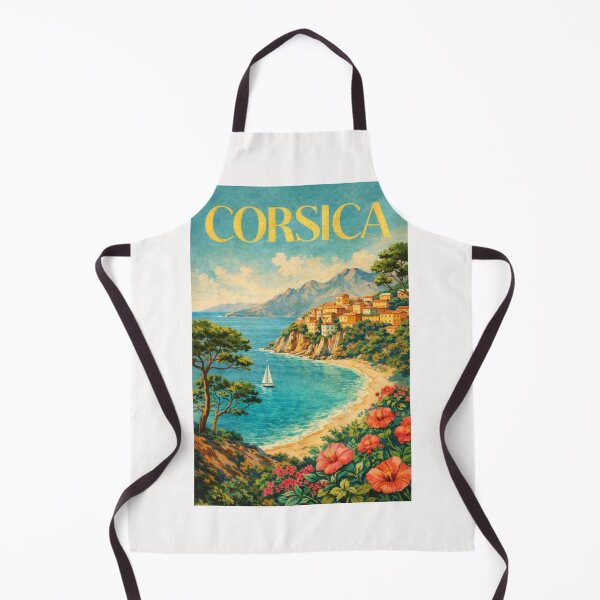 Item preview, Corsica France Mediterranean Coast Calvi Balagne Haute Corse Seaside Village designed and sold by Places On Earth.