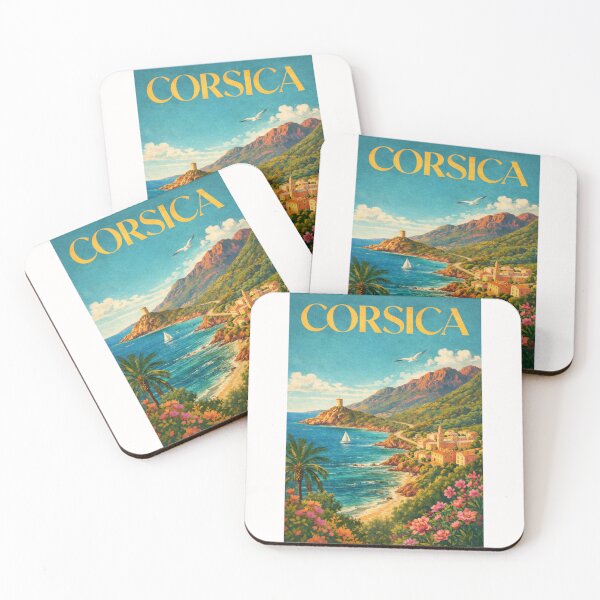 Item preview, Corsica France Coastal Road Cap Corse Bastia Mediterranean Scenic Village designed and sold by Places On Earth.