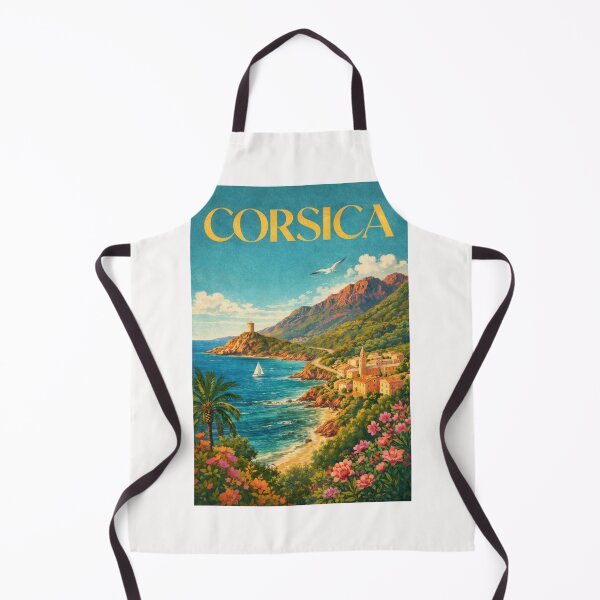 Item preview, Corsica France Coastal Road Cap Corse Bastia Mediterranean Scenic Village designed and sold by Places On Earth.