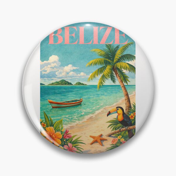 Item preview, Belize Caribbean Coast Ambergris Caye San Pedro Barrier Reef Tropical Beach designed and sold by Places On Earth.