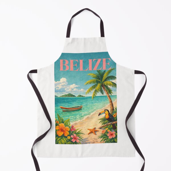 Item preview, Belize Caribbean Coast Ambergris Caye San Pedro Barrier Reef Tropical Beach designed and sold by Places On Earth.