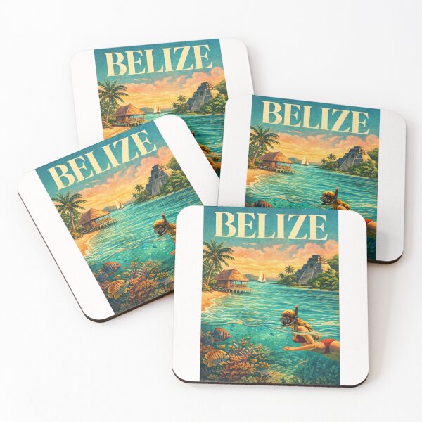 Item preview, Belize Caribbean Reef Great Blue Hole Lighthouse Reef Tropical Marine Scene designed and sold by Places On Earth.