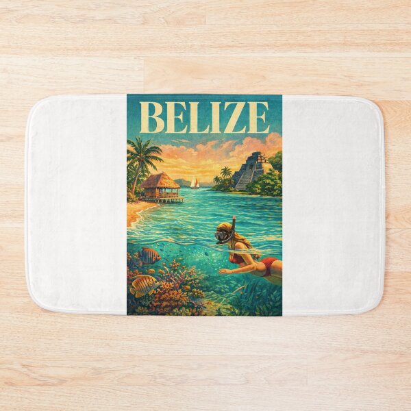 Item preview, Belize Caribbean Reef Great Blue Hole Lighthouse Reef Tropical Marine Scene designed and sold by Places On Earth.