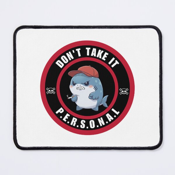 Item preview, Don't Take It Personal Chibi Shark designed and sold by Nature's Chibis.