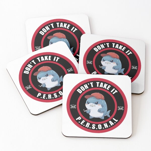 Item preview, Don't Take It Personal Chibi Shark  designed and sold by Nature's Chibis.