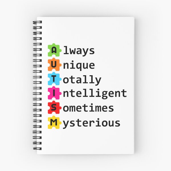 Item preview, Always Unique Totally Intelligent Autism Awareness Abbreviation designed and sold by gunaone-design.