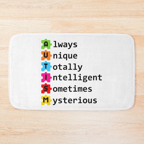 Item preview, Always Unique Totally Intelligent Autism Awareness Abbreviation designed and sold by gunaone-design.