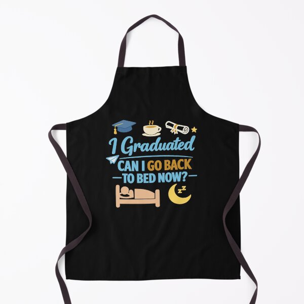 Item preview, I Graduated Can I Go Back to Bed Now – Funny Graduation Minimalist Design designed and sold by DesignHouse07.
