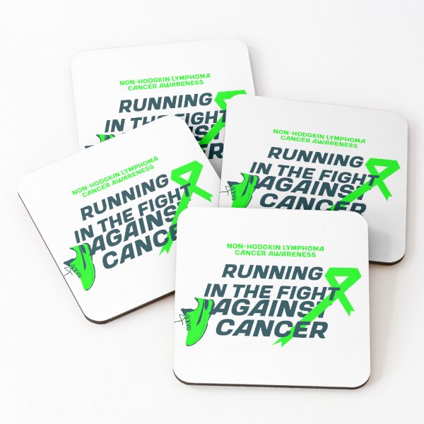 Item preview, Non-Hodgkin Lymphoma Cancer Awareness- Running In The Fight Against Cancer designed and sold by ACA Design & Print.