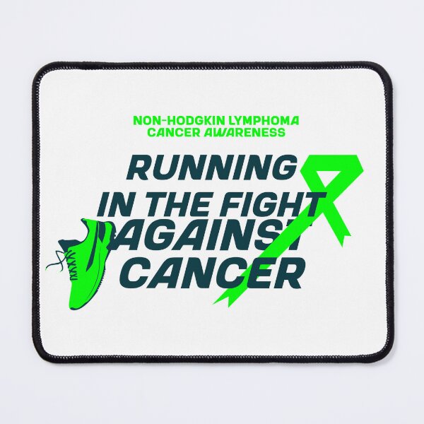 Item preview, Non-Hodgkin Lymphoma Cancer Awareness- Running In The Fight Against Cancer designed and sold by ACA Design & Print.